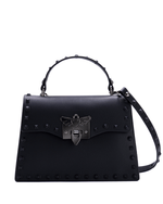 Anna Jelly Cross-Body Handbag - Black / Large