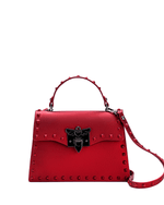 Anna Jelly Cross-Body Handbag - Red / Medium