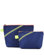 Brigitte Cosmetic Bag - Blue / Medium - Small